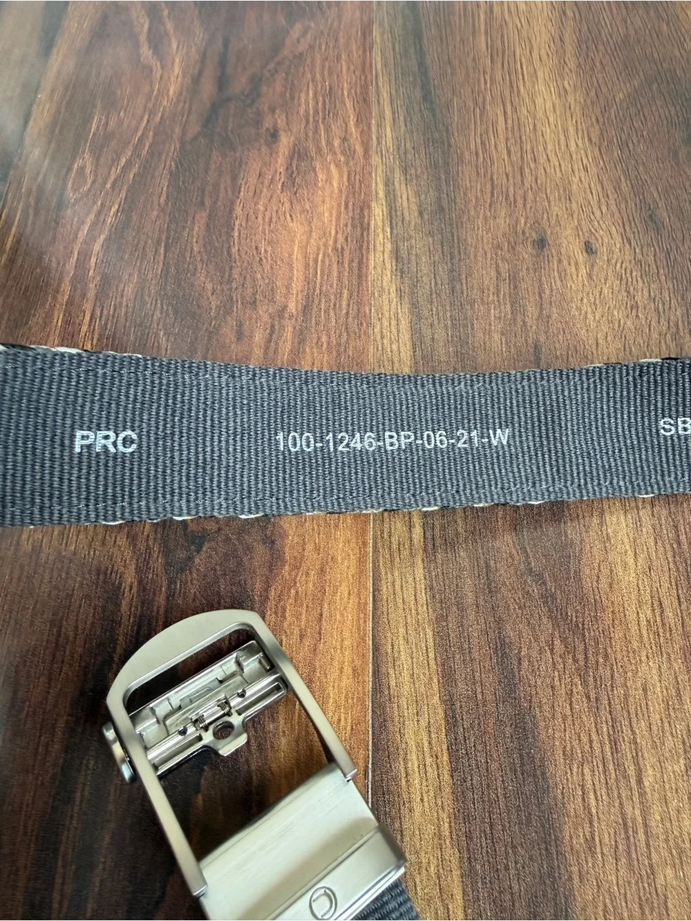 Nexbelt Uncut Braided Ratchet Golf Belt Black Silver Gray Like New